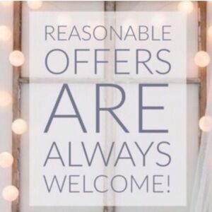 Feel free to make an offer!